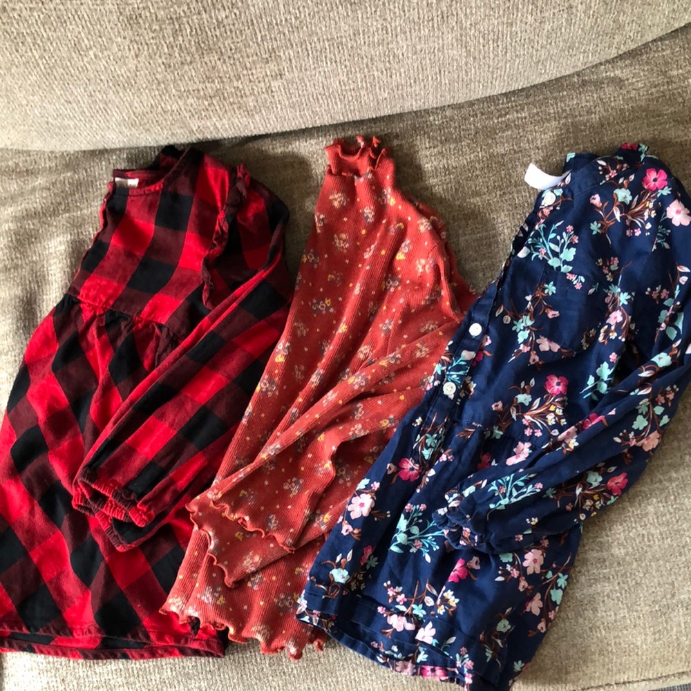 5T girl long sleeve shirts bundle